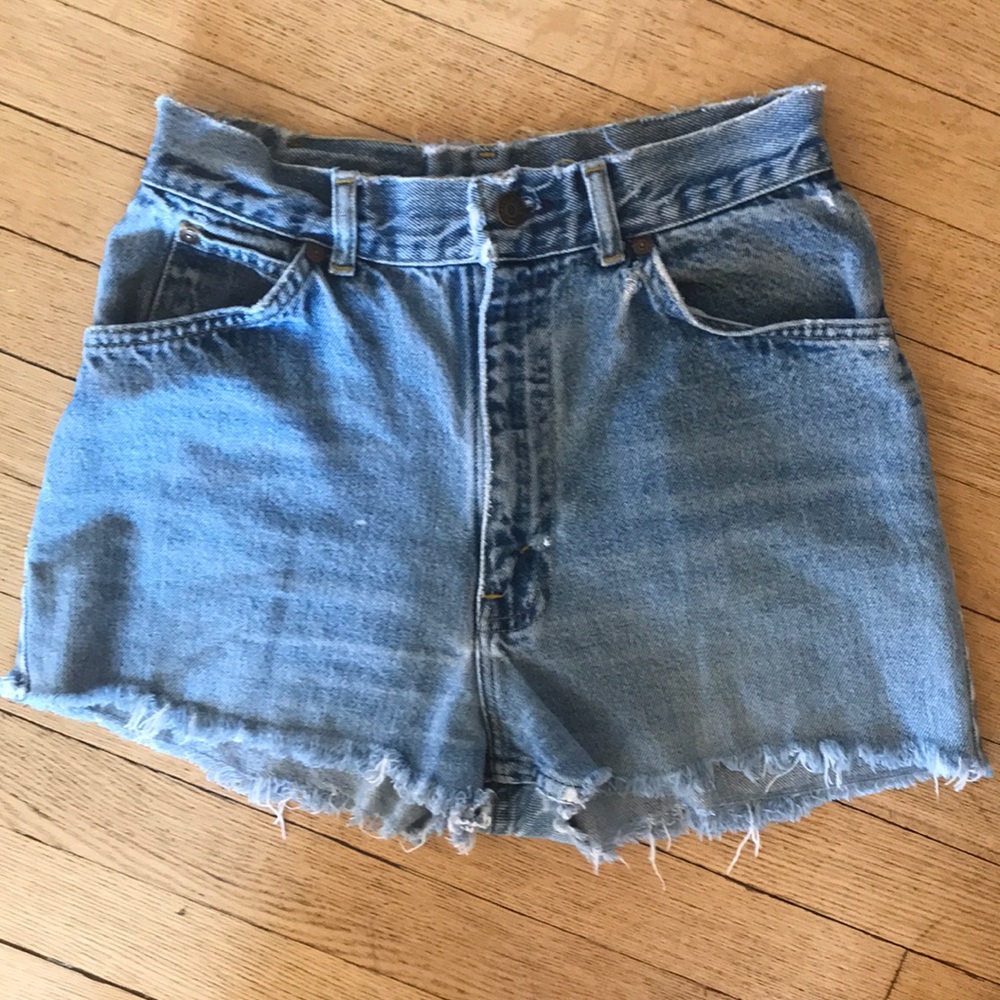 Vintage denim shorts